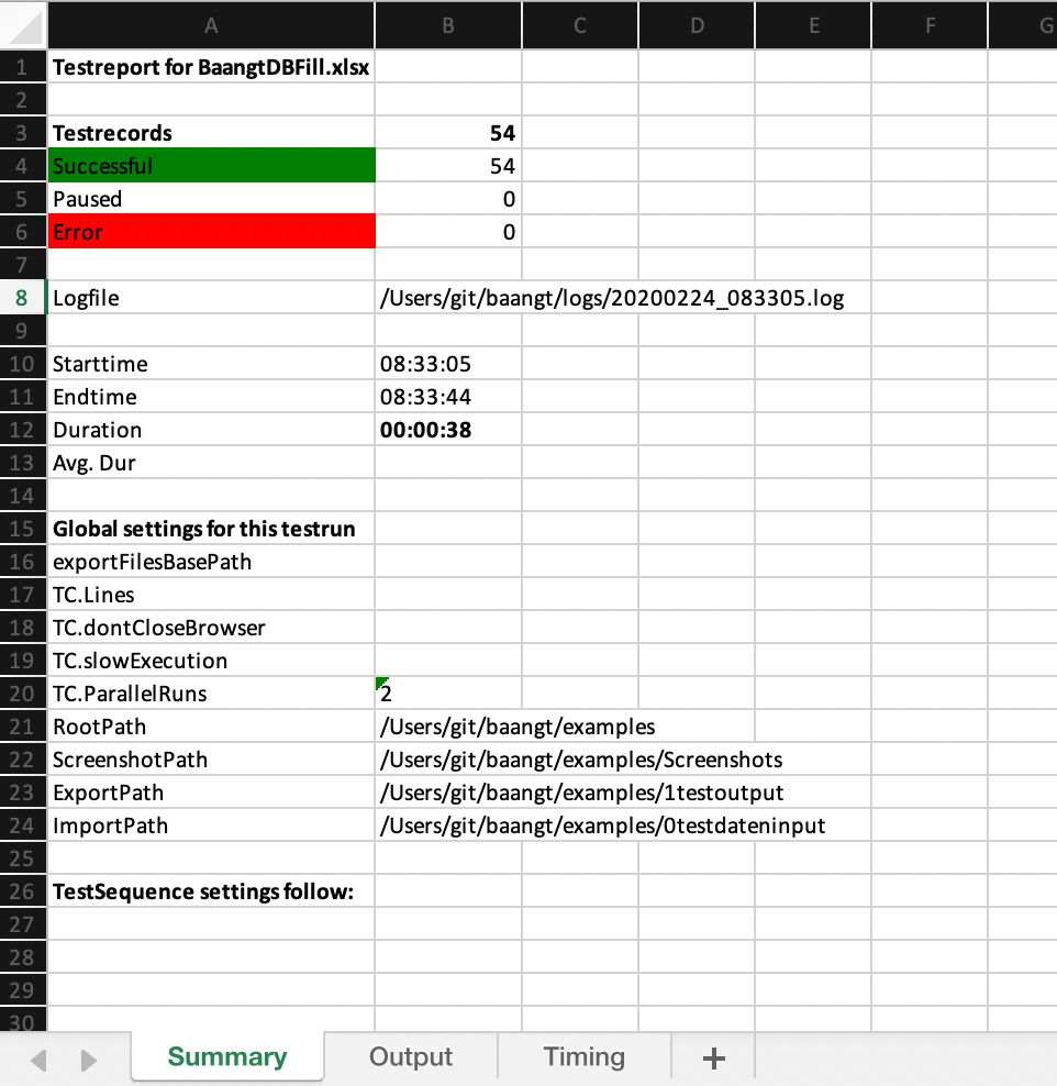 Test the test suite: How we use baangt to test baangtDB