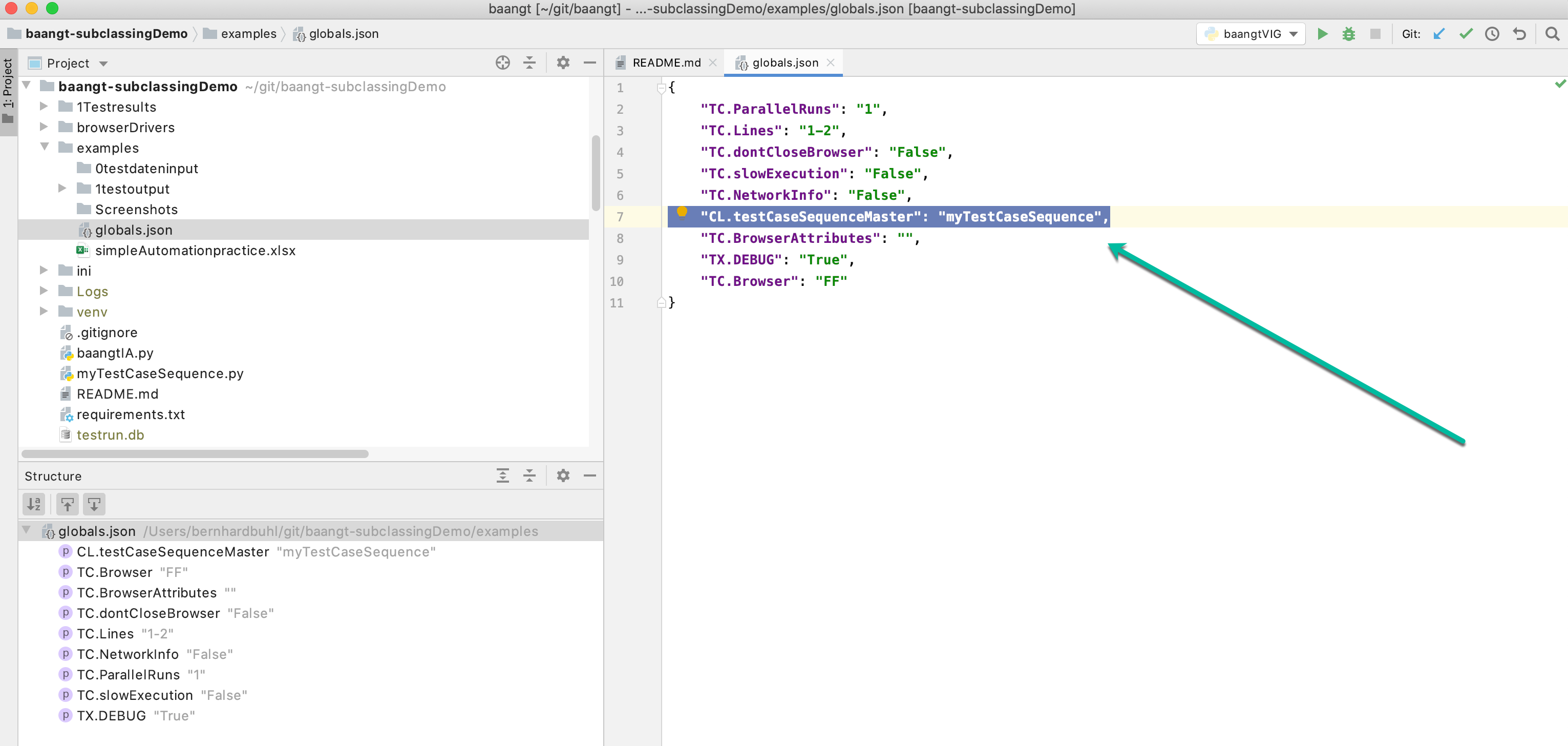 Extend Test functionality using subclassing